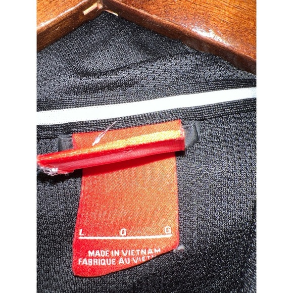 Nike Black and White Windbreaker with Hood - Picture 3 of 3